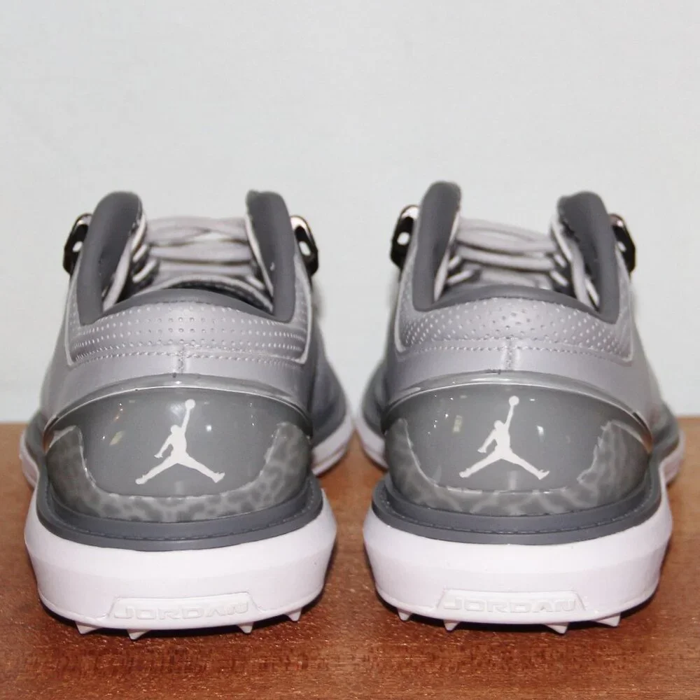 Jordan ADG 4 Waterproof Golf Shoes Mens 4 Wolf Grey White